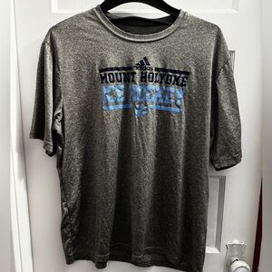 Adidas Mount Holyoke Ice Hockey I Team Issued Tee | Authentic | Not Retail